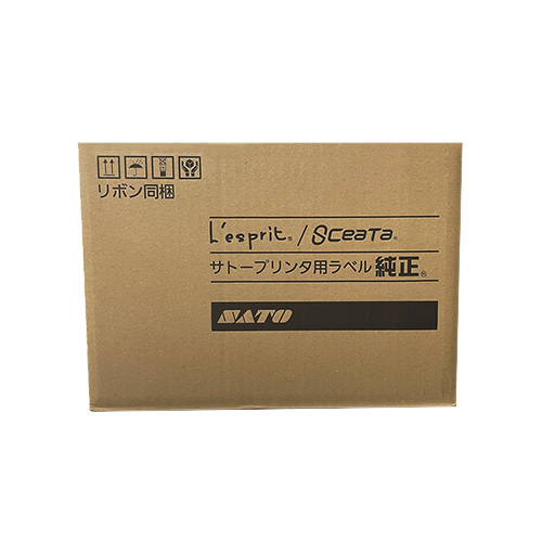 レスプリ・シータラベル 3Ｓコート紙 リボン同梱 40×80 | SATO (サトー) 純正